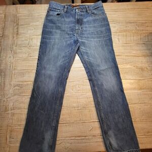 Bob Timberlake Mens Jeans Straight Leg Size 33X32 Distressed
